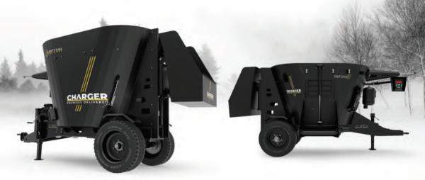 Вертикальный смеситель-кормораздатчик CELIKEL CHARGER 2 TB (Стандартная + задний загрузочный ковш)