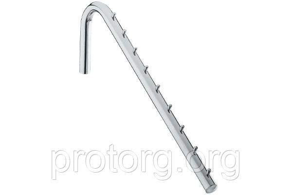 Вешало наклонное с загнутым концом