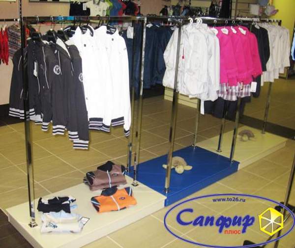 Вешало островное двойное