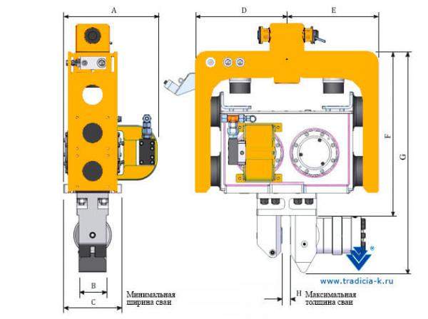 Вибропогружатель Delta гидравлический VM220 (Англия)