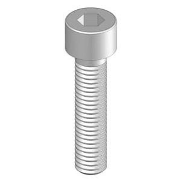 Винт с низкой цилиндрической головкой и внутренним шестигранником DIN 7984 М8X20