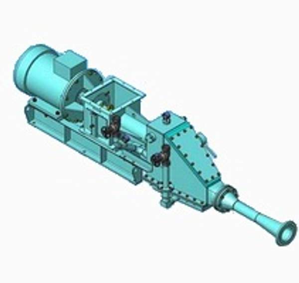 Винтовой насос (пневматический) НПВ-60 производительность 60 т/час