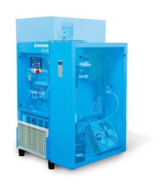 Винтовые компрессоры CD15 до CD30 с впрыском масла, клиноременным приводом и охлаждающим осушителем, производительность 1.33 - 3.62 м3