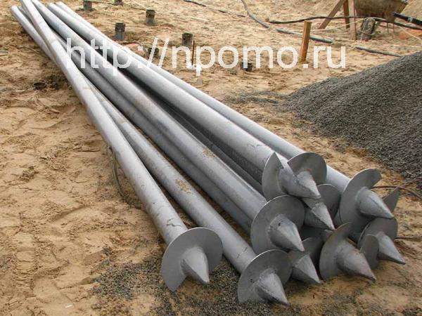 Винтовые сваи 159x350x4000
