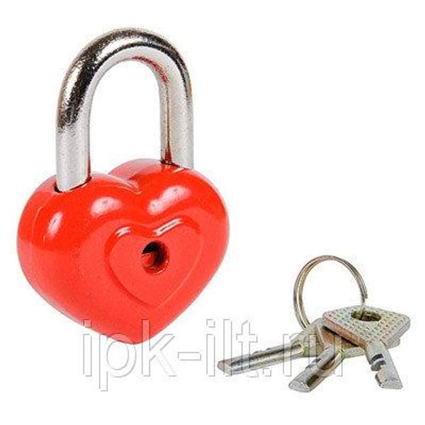Висячий Гаражный Замок ВС 2-28 Cердечко