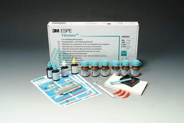 Витремер Vitremer - стеклоиномер (3М большой набор 6х5 г+ жидкость+праймер+принадлежности)