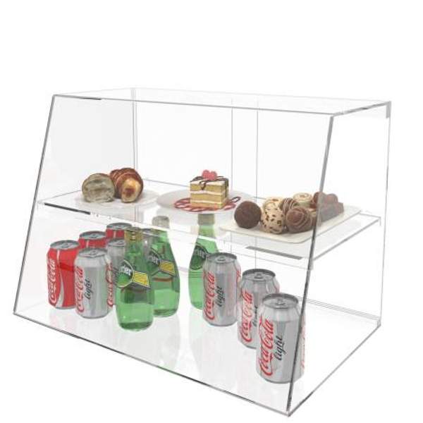 Витрина 500х300х350мм акриловая для выпечки