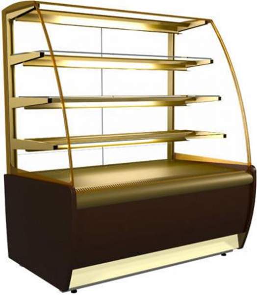 Витрина холодильная кондитерская ВХСв-1,3д Carboma