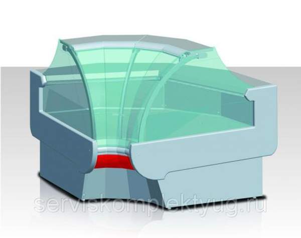 Витрина холодильная угловая Гольфстрим, Неман 2 УВ 90 ВС (внутренний угол)