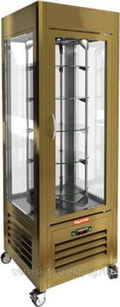 Витрина кондитерская вертикальная со вращением HICOLD VRC 350 R-Bz