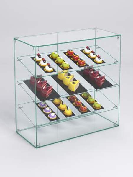 Витрина "СЛАДОСТЬ" №1 для выпечки настольная, Стекло