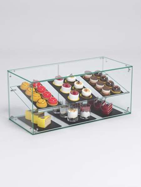Витрина "СЛАДОСТЬ" №11 для выпечки настольная, Стекло