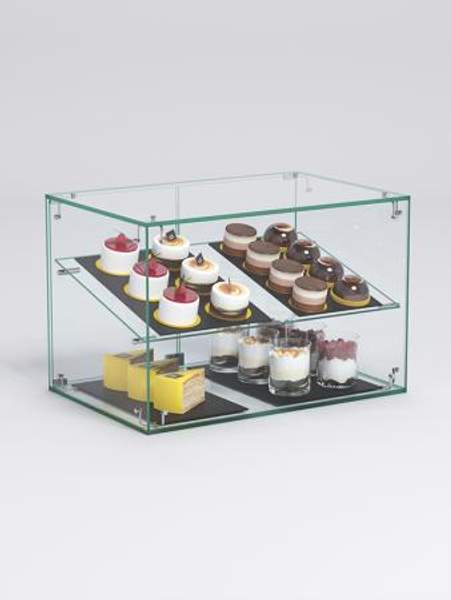 Витрина "СЛАДОСТЬ" №13 для выпечки настольная, Стекло