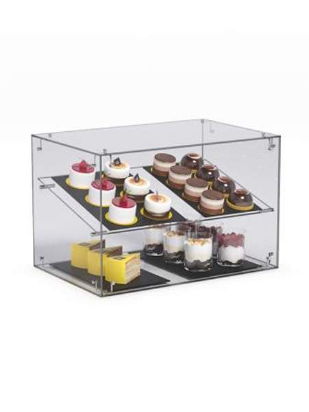 Витрина "СЛАДОСТЬ" №13-О для выпечки настольная без дверок, Акрил