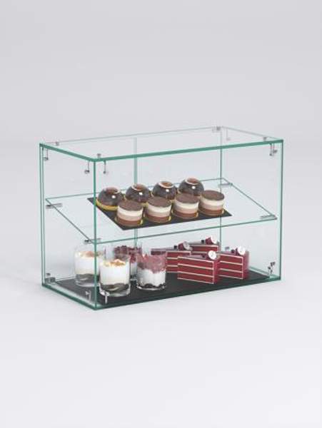 Витрина "СЛАДОСТЬ" №14 для выпечки настольная, Стекло