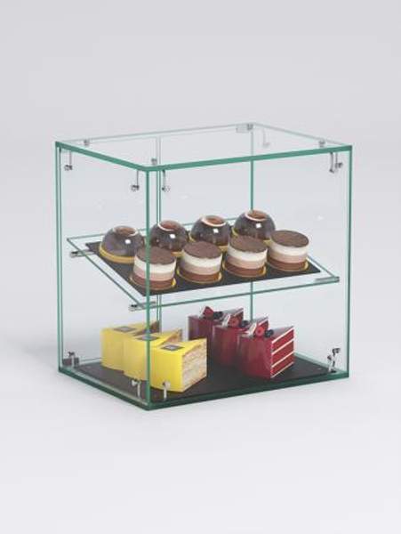 Витрина "СЛАДОСТЬ" №16 для выпечки настольная, Стекло