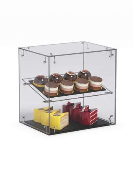 Витрина "СЛАДОСТЬ" №16-О для выпечки настольная без дверки, Акрил