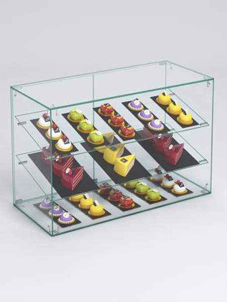 Витрина "СЛАДОСТЬ" №17 для выпечки настольная, Стекло