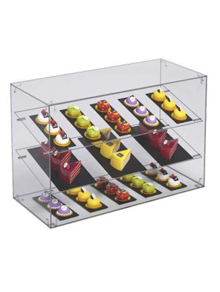 Витрина "СЛАДОСТЬ" №17-О для выпечки настольная без дверок, Акрил