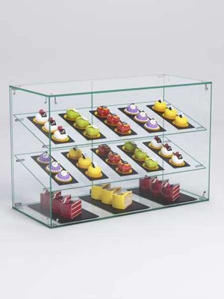 Витрина "СЛАДОСТЬ" №18 для выпечки настольная, Стекло