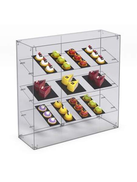 Витрина "СЛАДОСТЬ" №2 для выпечки настольная, Акрил
