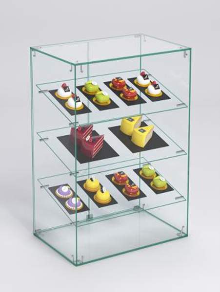 Витрина "СЛАДОСТЬ" №3 для выпечки настольная, Стекло