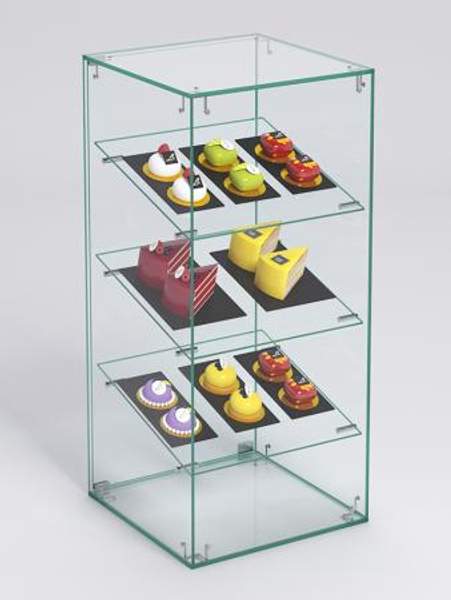 Витрина "СЛАДОСТЬ" №5 для выпечки настольная, Стекло