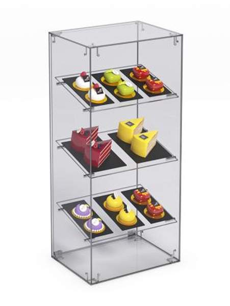 Витрина "СЛАДОСТЬ" №6 для выпечки настольная, Акрил
