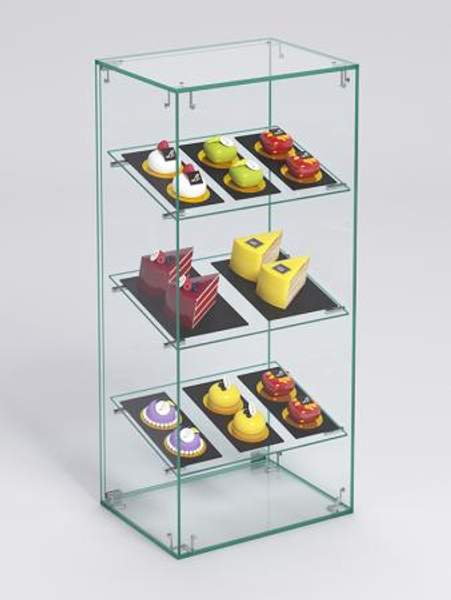 Витрина "СЛАДОСТЬ" №6 для выпечки настольная, Стекло
