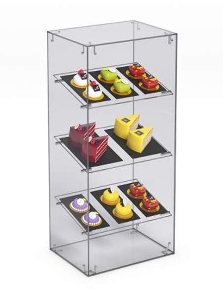 Витрина "СЛАДОСТЬ" №6-О для выпечки настольная без дверки, Акрил