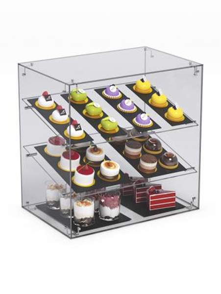 Витрина "СЛАДОСТЬ" №7-0 для выпечки настольная без дверок, Акрил