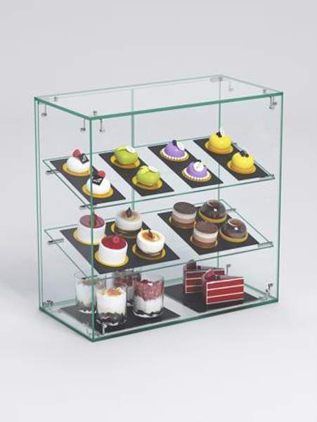 Витрина "СЛАДОСТЬ" №8 для выпечки настольная, Стекло