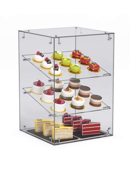 Витрина "СЛАДОСТЬ" №9-О для выпечки настольная без дверки, Акрил