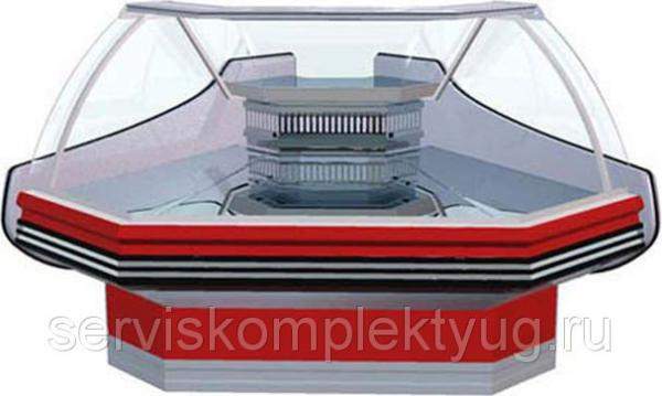 Витрина угловая внешняя АРИАДА Titanium ВС 5 УН