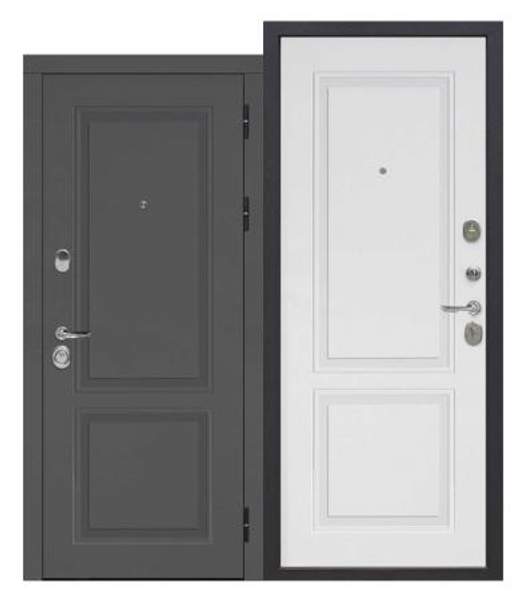 Входная дверь 10 см ПОРТУ Эмаль белая