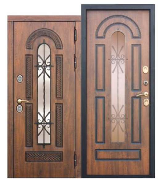 Входная дверь 13 см VITRA Винорит Патина Грецкий орех