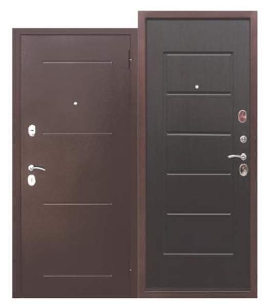 Входная дверь 7,5 см ГАРДA Медный антик Венге