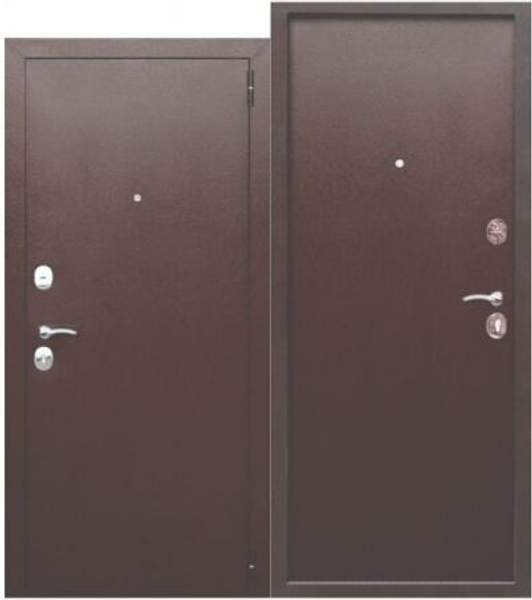 Входная дверь Гарда 7,5 см металл/металл