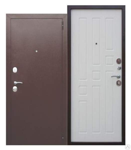 Входная дверь ГАРДА 8 мм Белый ясень