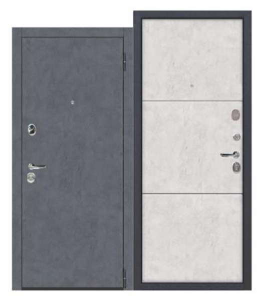 Входная дверь МОНТАНА Бетон Снежный