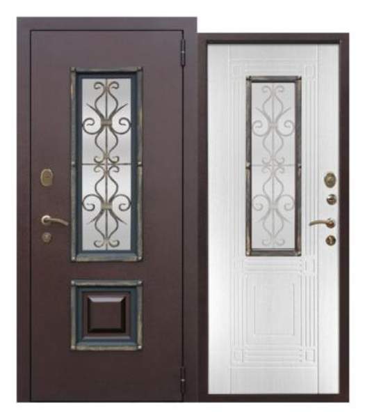 Входная дверь ВЕНЕЦИЯ Белый ясень