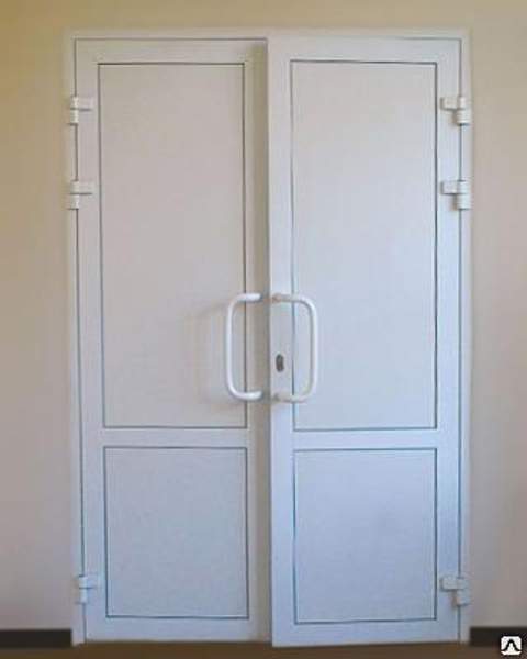 Входная пластиковая дверь 1300*2100, сэндвич