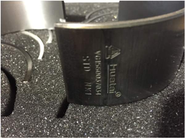 Вкладыши шатунные Евро 2 Huatai Howo VG1560037034/33