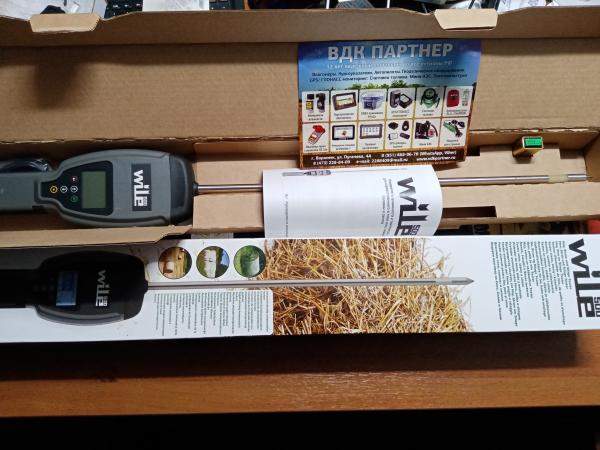 Влагомер Wile 500 - измеритель влажности температуры сена, соломы, силоса - с компенсацией плотности