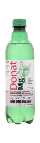 Вода минеральная Donat Mg питьевая лечебная, 500 мл.