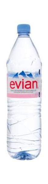 Вода минеральная Evian Natural Mineral негазированная, 1.5 л.