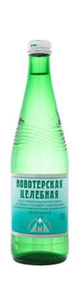 Вода минеральная газ Новотерская целебная п/бут 0.5л.