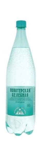 Вода минеральная Новотерская целебная газированная, 1.5 л.