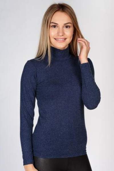 Водолазка женская Ангора темно-синий