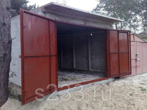 Ворота гаражные 3 х 2,5 м. Лист 2 мм. Без калитки.